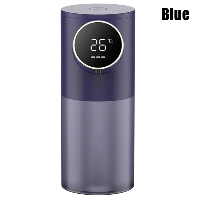 Dispenser Sapone Schiuma Detergente Automatico Ricaricabile USB 320ml Dispenser Sapone Liquido Display Digitale Igienizzante Mani Schiuma Machi