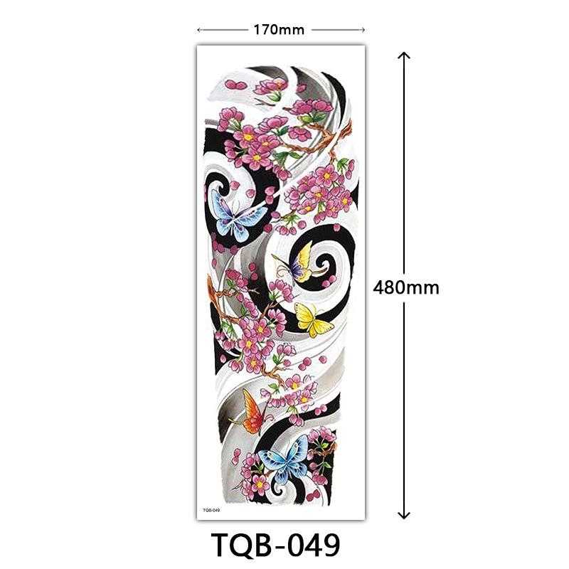 Full Arm Tattoo Sticker Full Arm, Full Arm Big Picture Tattoo Sticker, Flower Arm Tattoo Sticker Tattoo