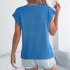 Women's Casual Loose,fitting Knitted Sleeveless Color,block Top