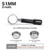 51MM Coffee Bottomless Portafilter Replacement Filter Basket For Delonghi EC680 EC685 Espresso Machine Accessories Barista Tool