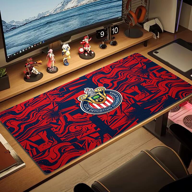 Chivas Guadalajara Color Mouse Pad Large Gaming Table Cushion Non-slip Laptop Tablet Big Mousepad XXL Mat Mini PC Playmat With Lock edge