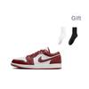Air Jordan 1 Low SE Dune Red Men Sneakers White Lobster Sail FJ3459-160