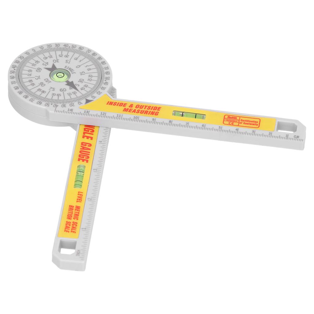 Miter Saw Protractor Angle Finder Gauge Carpenter"s Ruler Woodworking Cutting Positioner