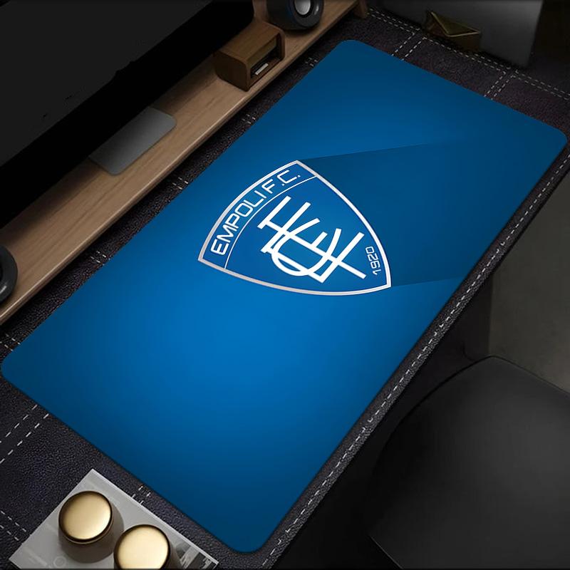 Empoli Wappen Design Mauspads, Gummiunterseite, Mauspads für Gamer und Bürogebrauch, Gaming Schreibtisch, Leicht zu reinigende Matte Weihnachtsgeschenke für Fans