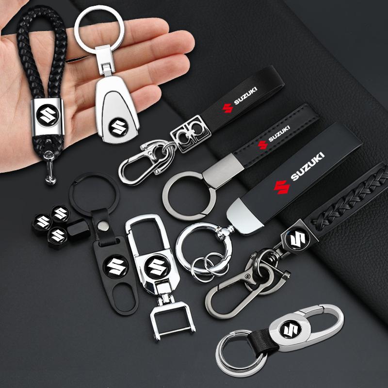 Car Braided Rope Keychain Keyring Key Holder Couple Gifts Auto Accessories for Suzuki JIMNY Grand Vitara Sx4 Swift Alto Emblem