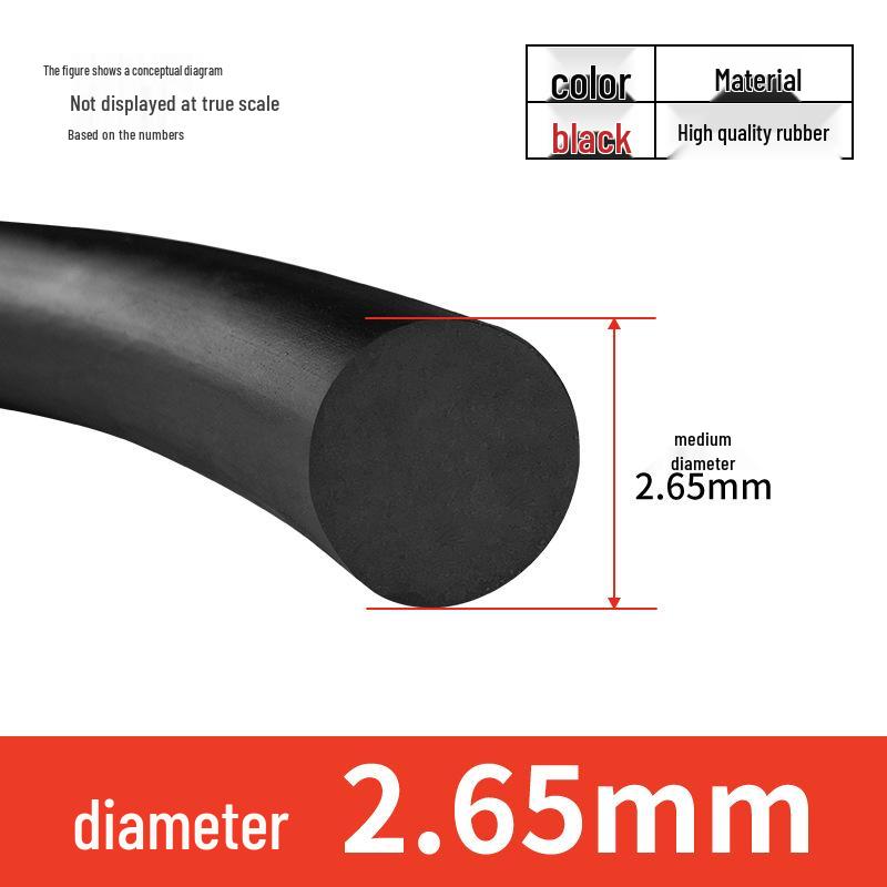 Nitrile Oil & Wear-Resistant Solid O-Ring Seal Strip