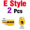 MNFT 2Pcs Fishing Landing Net Head Connector M6/M8/M10/M12 Adapter Converter Mount Screw for Fish Net with Pole Handle