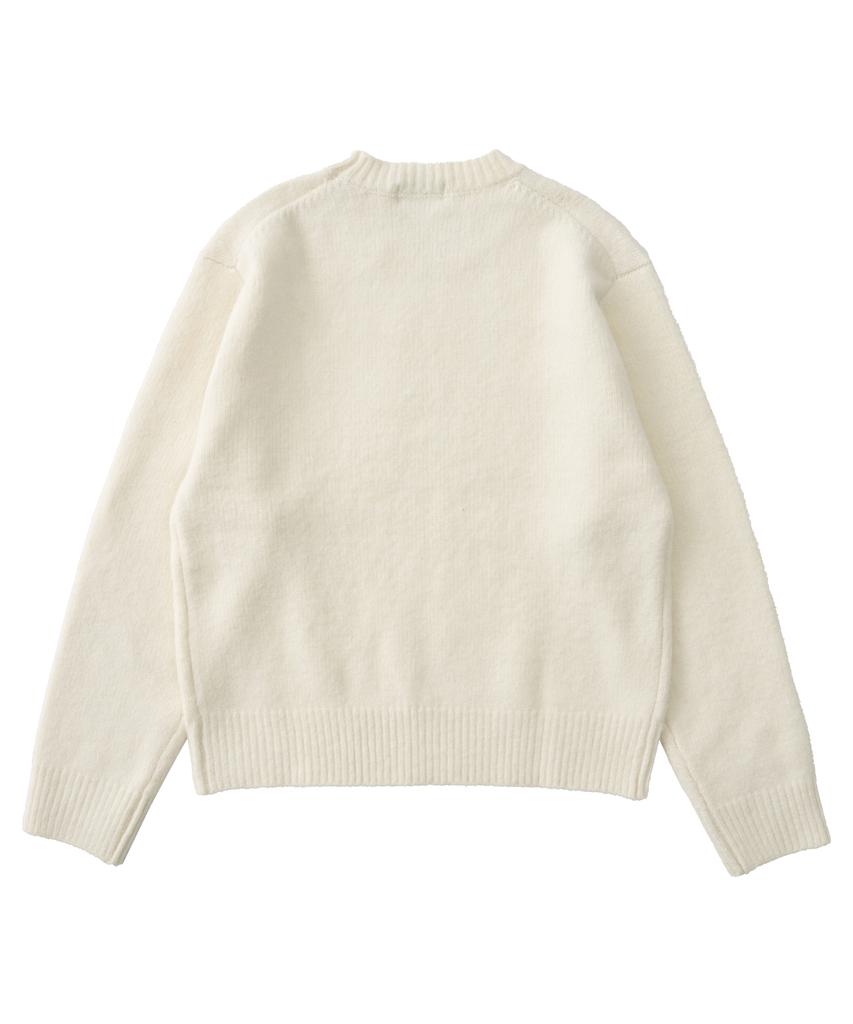 ANALOG MOOD Daily Angora Round Knit (Ivory)