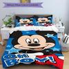 3pcs set Mickey Mouse1pc of quilt cover+2pcs of pillowcase, no core, print bedding, All Seasons Bedroom Setting101