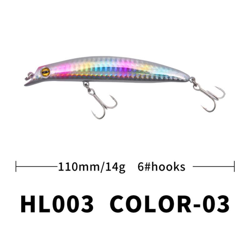 11cm/14g Lure Návnada Rybářské háčky Bionic Falešné návnady