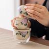 Hydrangea | Women'S Travel Tea Set, Small Set, One Pot And Two Cups, Value-Added Outdoor Camping, Portable Express Cup Gift