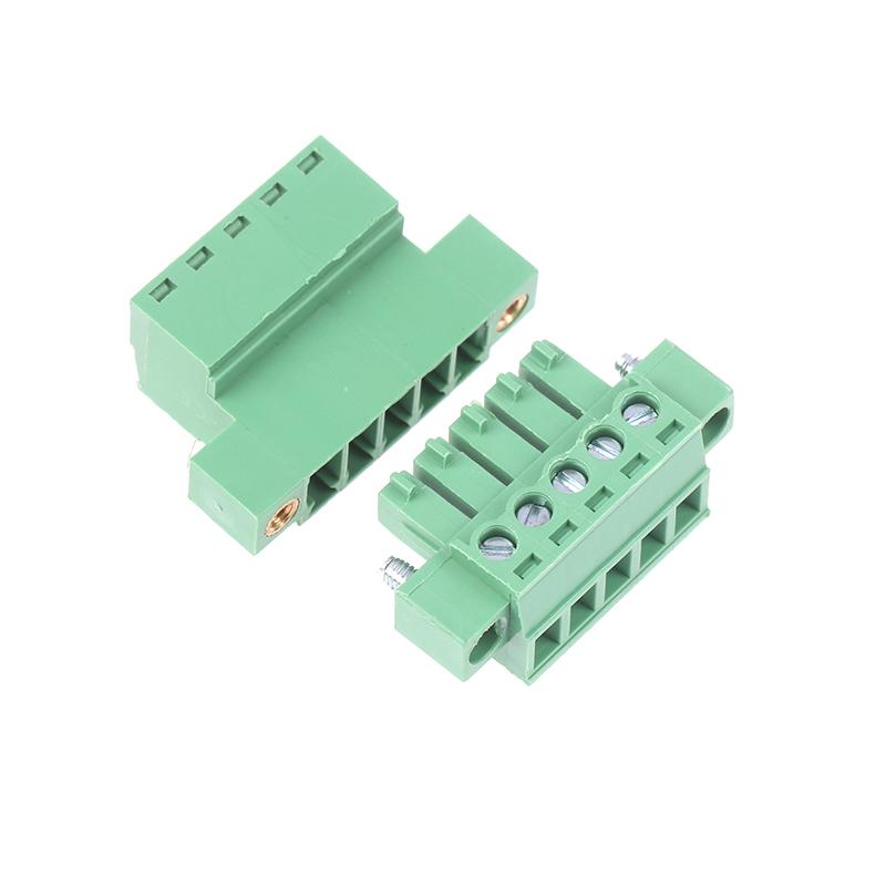 1Set 15Edgwc Pitch 3,81 Mm 2P/3P/4P/5P/6P/8P/9P/10P Steckbarer Terminal Block Anschluss Jm15Edgkm 3,81 Mm Pitch
