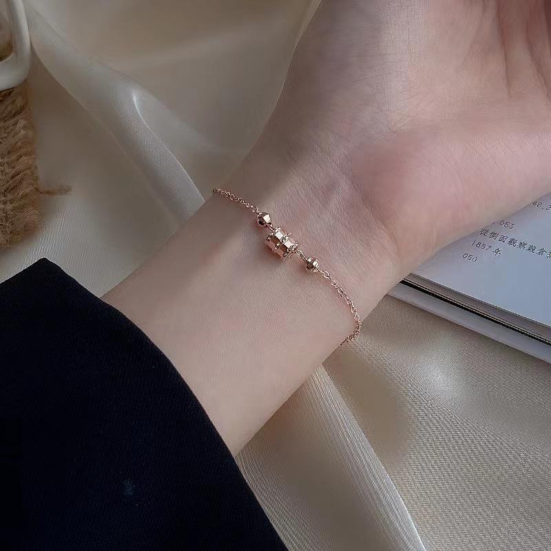 Rosegoldenes Armband für Damen - Serie 'Kleine Taille': Hochwertiger modischer Schmuck, Exquisites Nischen-Design, Perfektes Weihnachtsgeschenk