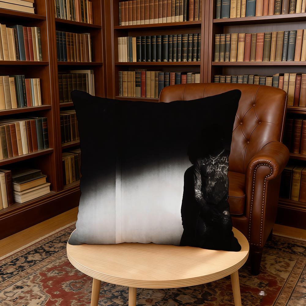 DDestroy Lonely Rapper Cushion Cover Home Office Birthday Anniversary Gifts Soft Skin Friendly Cushion Cover