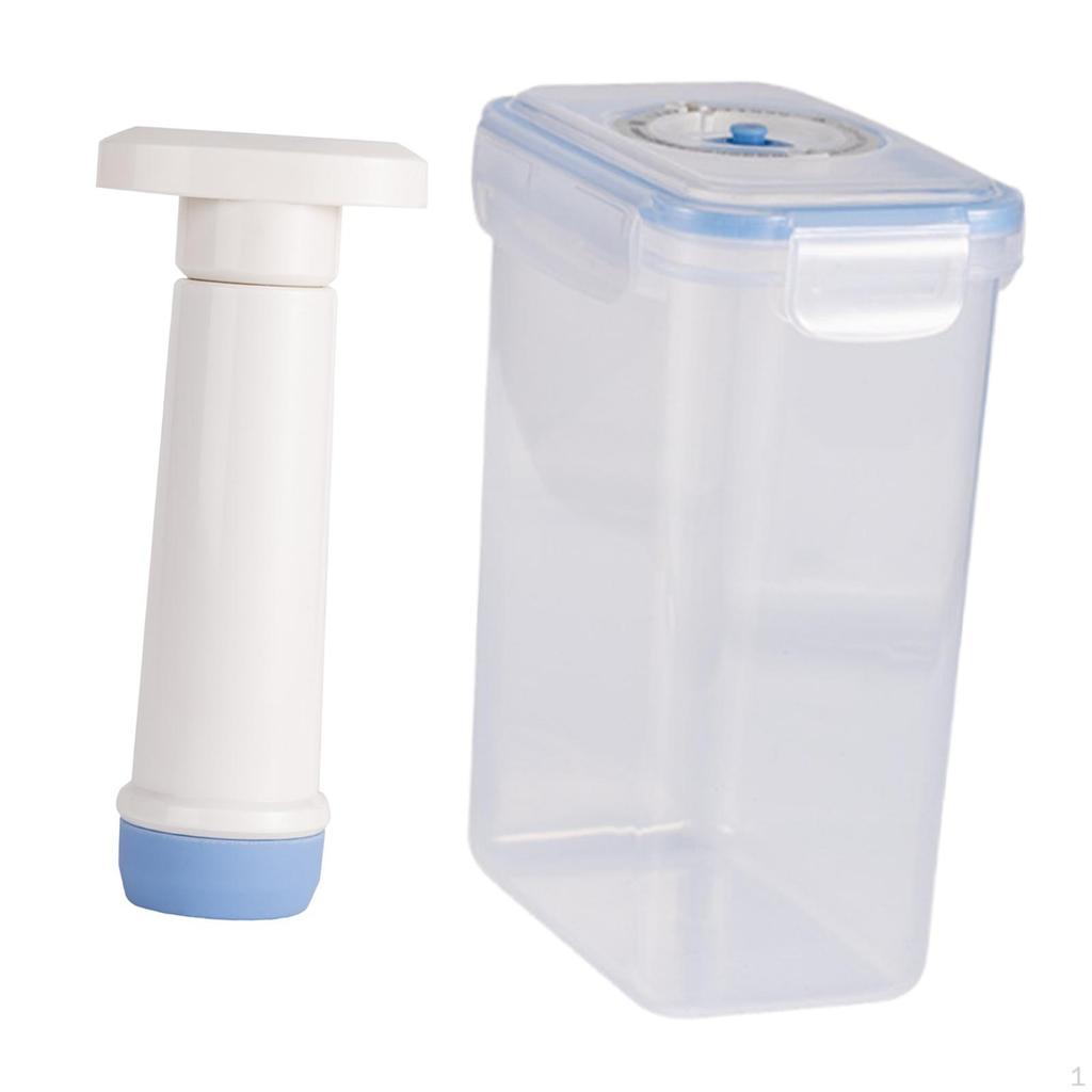 Food Preservation Container with Vacuum Pump for Meal Prep And Storage