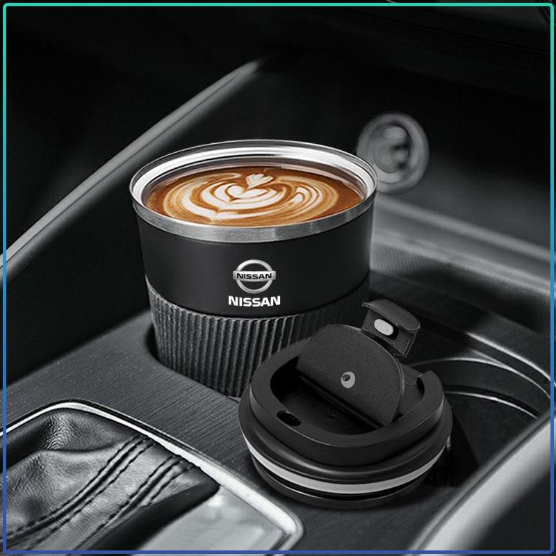 Tasse Thermos à Café en Acier Inoxydable 304 pour Voiture Anti-Fuite Antidérapante Pour Nissan juke leaf micra k12 note patrol qashqai j11 j10 tiida versa xtrail