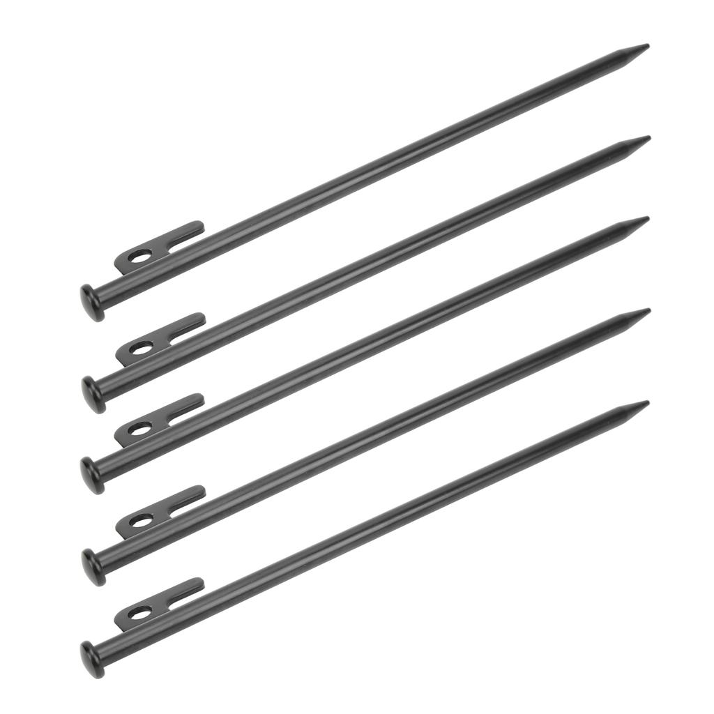 5Pcs Tents Stakes Multifunction Heavy Duty Metal Easy Penetration Corrosion Resistant Ground Stakes