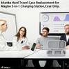 [Case Only] Anker MagGo Wireless Charging Station (Foldable 3-in-1) Magnetic 3-in-1 Wireless Charging Station Storage Case, White - Khanka
