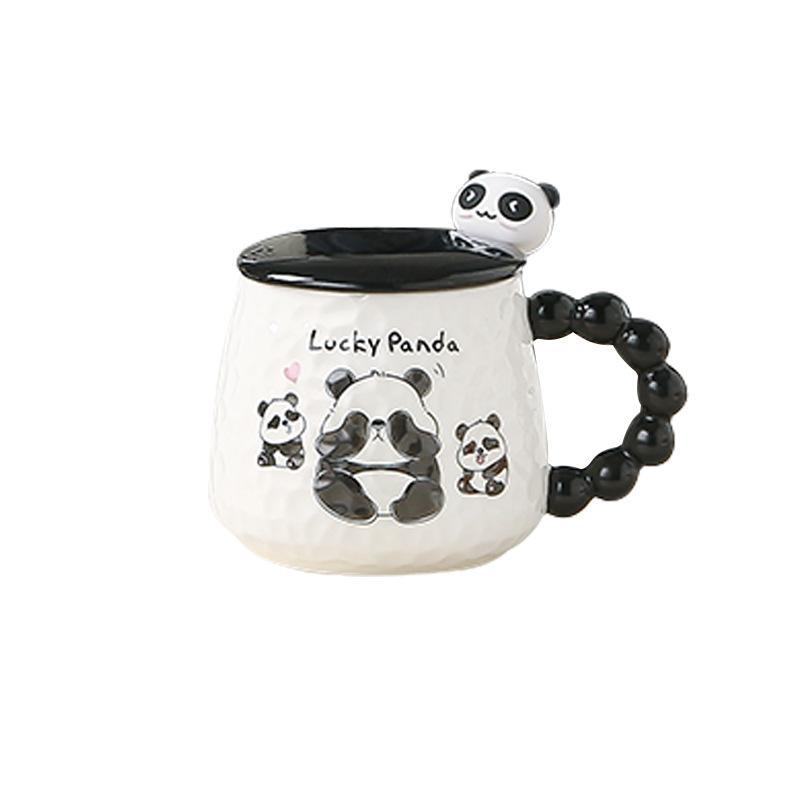 Cute Panda Ceramic Cup High Value Mug Souvenir Home Couple Water Cup Coffee Cup Gift Cup