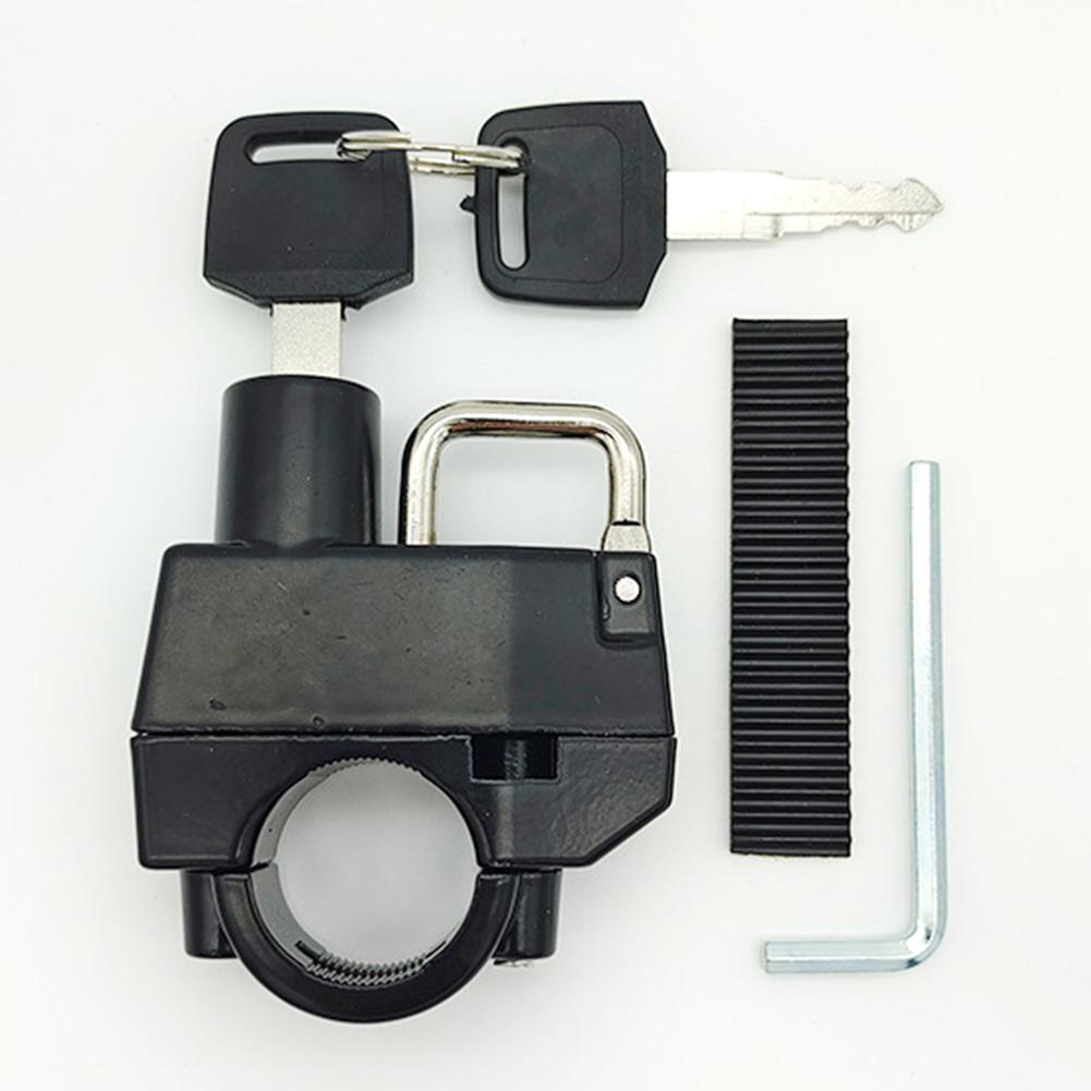 Motorcycle Helmet Lock Durable Waterproof Portable Anti-theft Security Safety For Handlebar Locking Cycling