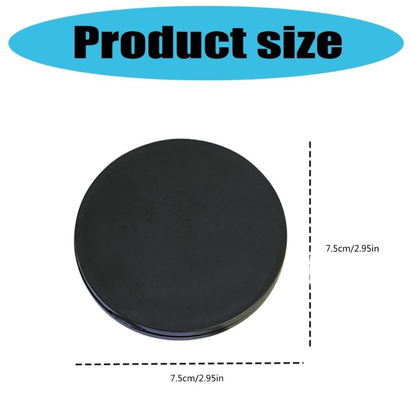 Travel Portable Foldable Vanity Mirror With Regular Glass Panel Double Side Compact Styles Handheld Cosmetic Mirror Tool