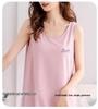 Summer Nightgown with Chest Pad - Plus Size, Lightweight, Cool Vest Style Loose Dress for Women