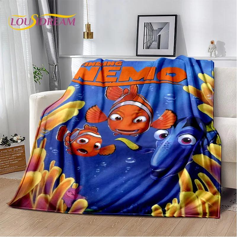29 Style Cute Finding Nemo Cartoon Sea World Blanket,Flannel Soft Throw Blanket for Home Bedroom Bed Sofa Picnic Office Kid Gift
