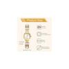 Goaqua Select Women's Square Fashion Watch Adjustable Stainless Steel Bracelet White