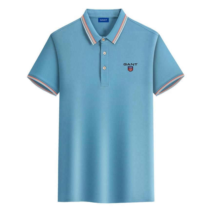 Gant Léto 2025 Nové vyšívané ležérní sportovní polo tričko s límečkem, Rychleschnoucí polo tričko