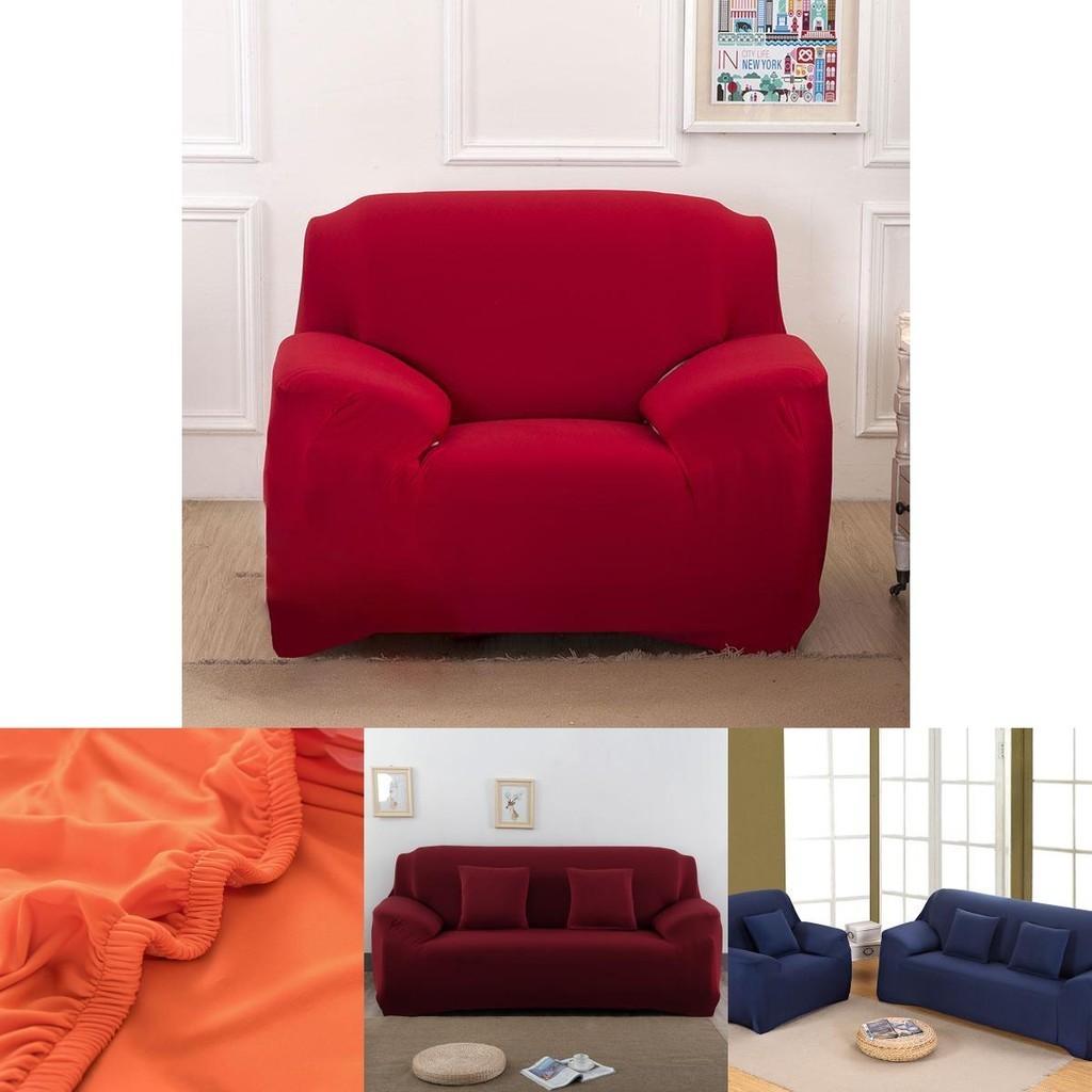 Premium Stretch Chair Sofa Covers Elastic Slipcover Protector For 1 To 4 Seater Sofas