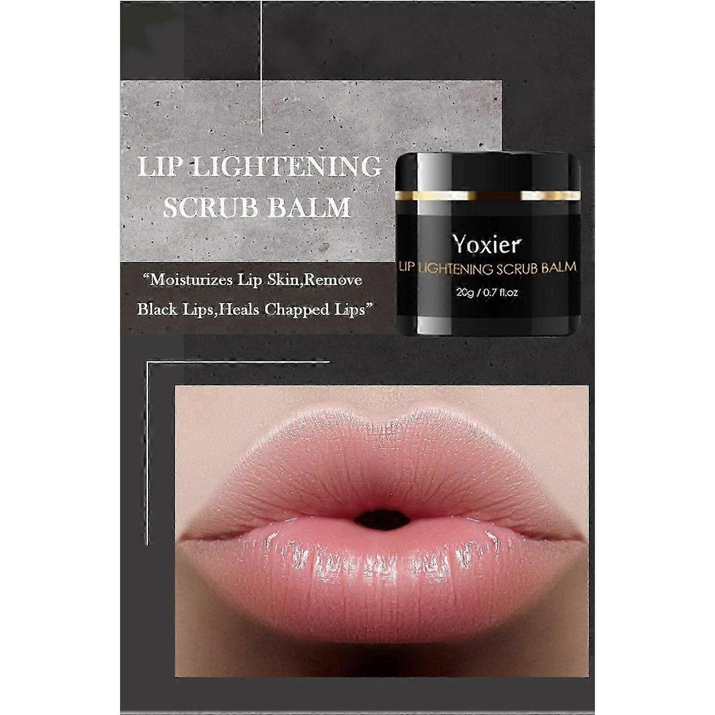 Yoxier Lip Lightening Scrub Balm Remove Dull Lips Cream Moisturizing Anti-aging Anti-cracking