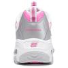 Skechers DLites Comfortable Versatile Fashion Casual Rich Texture Low-Top Dad Shoes Women Sneaker White Pink 150246-WSLP