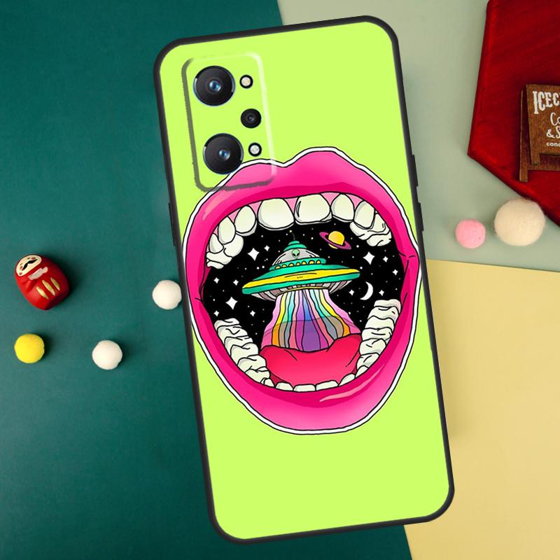 Aesthetics Cartoon Alien Space For Realme 15 Pro GT7 C55 C71 C53 C67 C75 C61 C33 C63 C51 C65 10 11 12 13 14 Pro Plus Case
