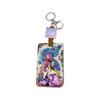 Push-pull Sliding Card Holder Acrylic Decorative Keychain Automatic Retractable Rope
