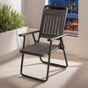 Portable Folding Recliner Beach Chair with Backrest - Ideal for Picnic, Balcony, Camping, and Leisure