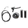 Throttle Clutch Handle Kit Waterproof Ergonomic Replacement for 49cc 60cc 66cc 80cc Engine Motorized Bicycle