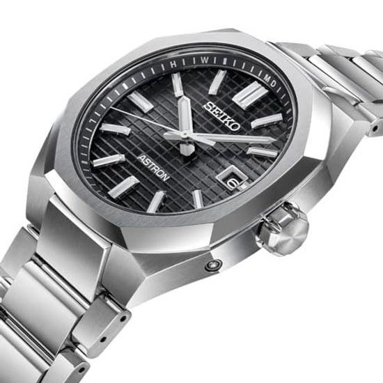 Seiko Watch ASTRON SBXY063 Japan-made Mens Wristwatch Solar Radio-controlled Date Calendar Pure Titanium Case Band Blue Dial