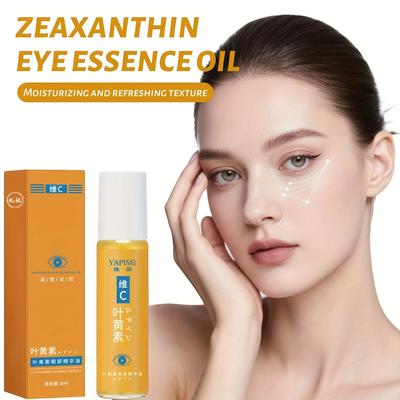 2 Stück Augenserum mit Vitamin C und Lutein Rollkugel zur Hautfeuchtigkeitspflege und -pflege