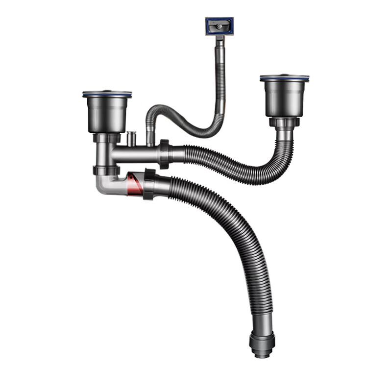 Kitchen Sink Drain Pipe & Drainer Set