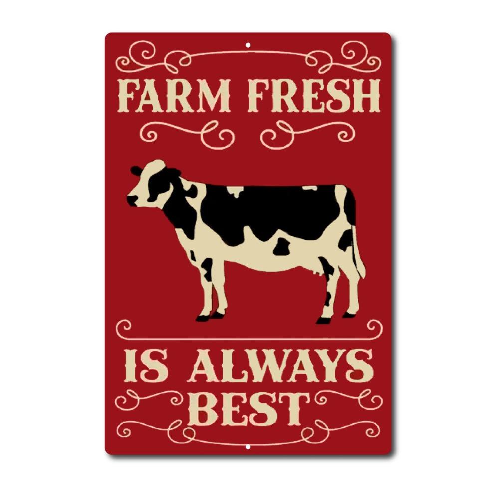 

TIN SIGN Farm Life Rustic Metal Sign Décor Shop Barn Ranch Cottage Garage