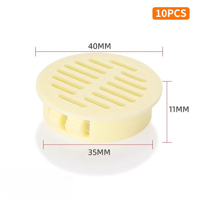 10 PCS Rectangular Breathable Mesh Plastic 35/50mm Ventilation Grille Cabinet Wardrobe Air Vent Wardrobes