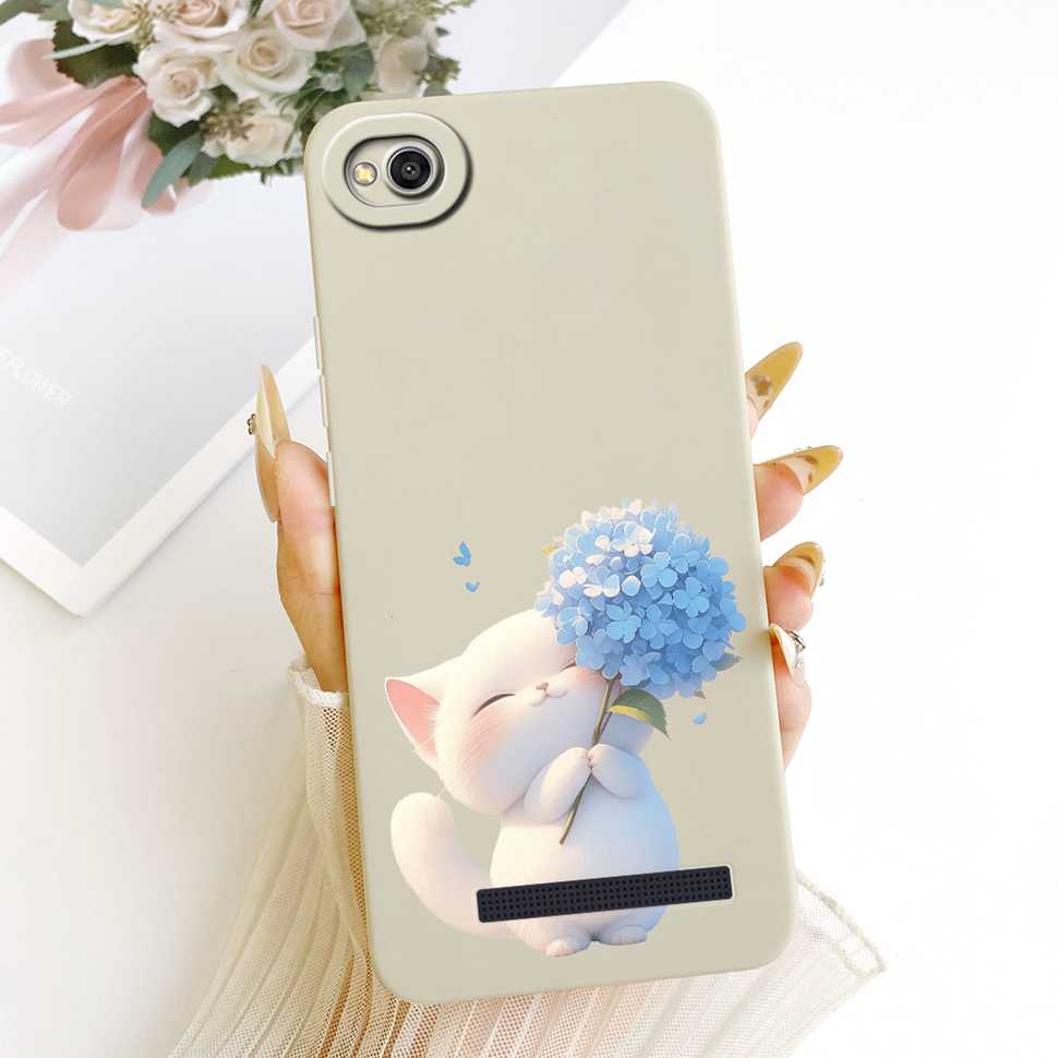 For Xiaomi Redmi 4A Case 5.0" Cute Cat Butterfly Cartoon Soft Silicone Cover For REDMI 4A Redmi 4A Protective Shell Bumper