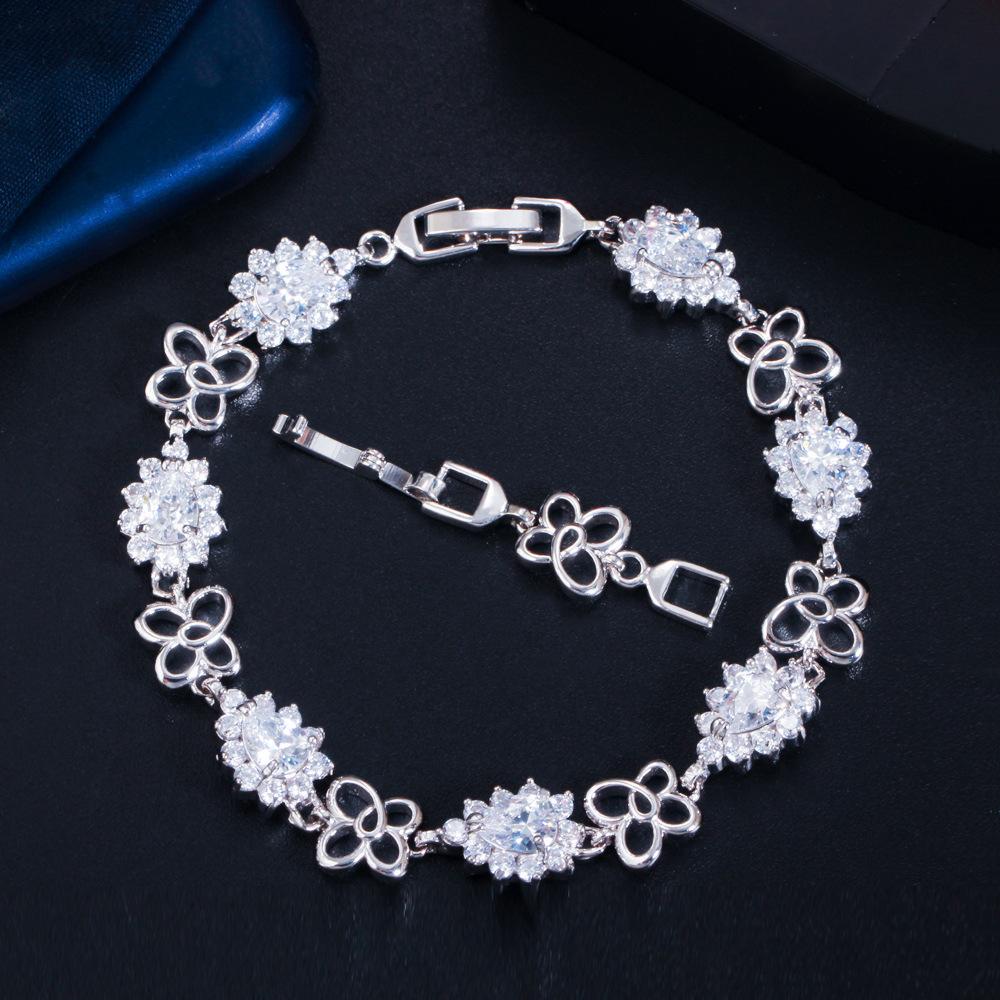 Accessories Emerald Bracelet Gold Plated Aaa Zircon Jewelry