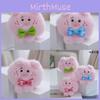 Adorable Cute Bow Tie Pig Plush Toy Doll Keychain With Soft Pp Cotton Filling