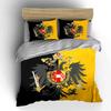 Imperial Eagle Yellow-Black Set Bedding Duvet Cover Set Duvet Cover Pillowcases  (1 * Duvet Cover 2 * Pillowcases, without duvet insert)