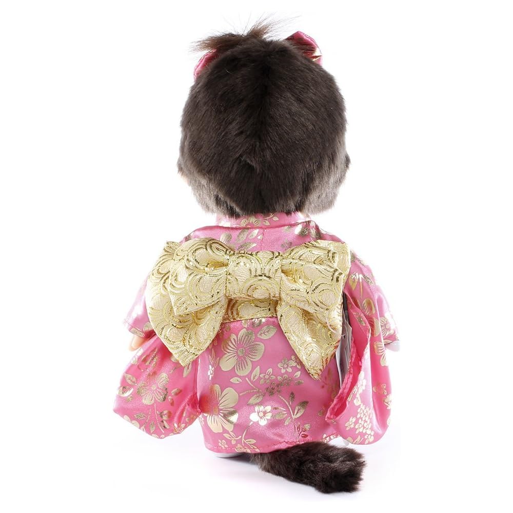 Monchhichi Furisode Monchhichi Plush Doll 20cm Height Girl Toy