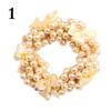 1PC Women Imitation Pearls Exquisite Butterfly Hair Accessories Elastic Hair Rope