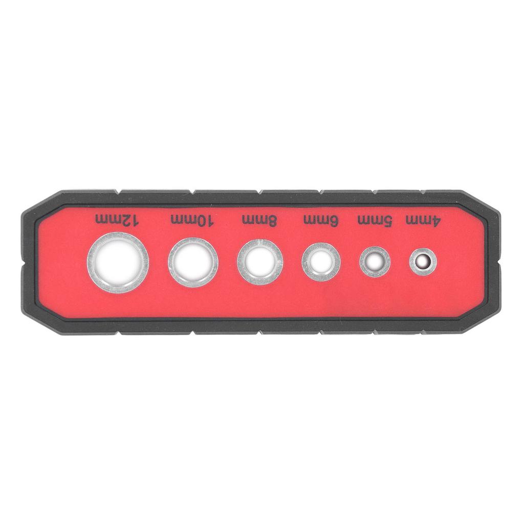 Handbohrmaschinenführung Bohrschablone 90 Grad Rutschfest V-Typ mit 6 Stahlbuchsen für Flachwinklig