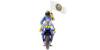 Minichamps Yamaha 2018 MotoGP Catalunya GP Rossi Included 1/12 YZR-M1 "MOVISTAR YAMAHA" #46 V. Figure/Flag