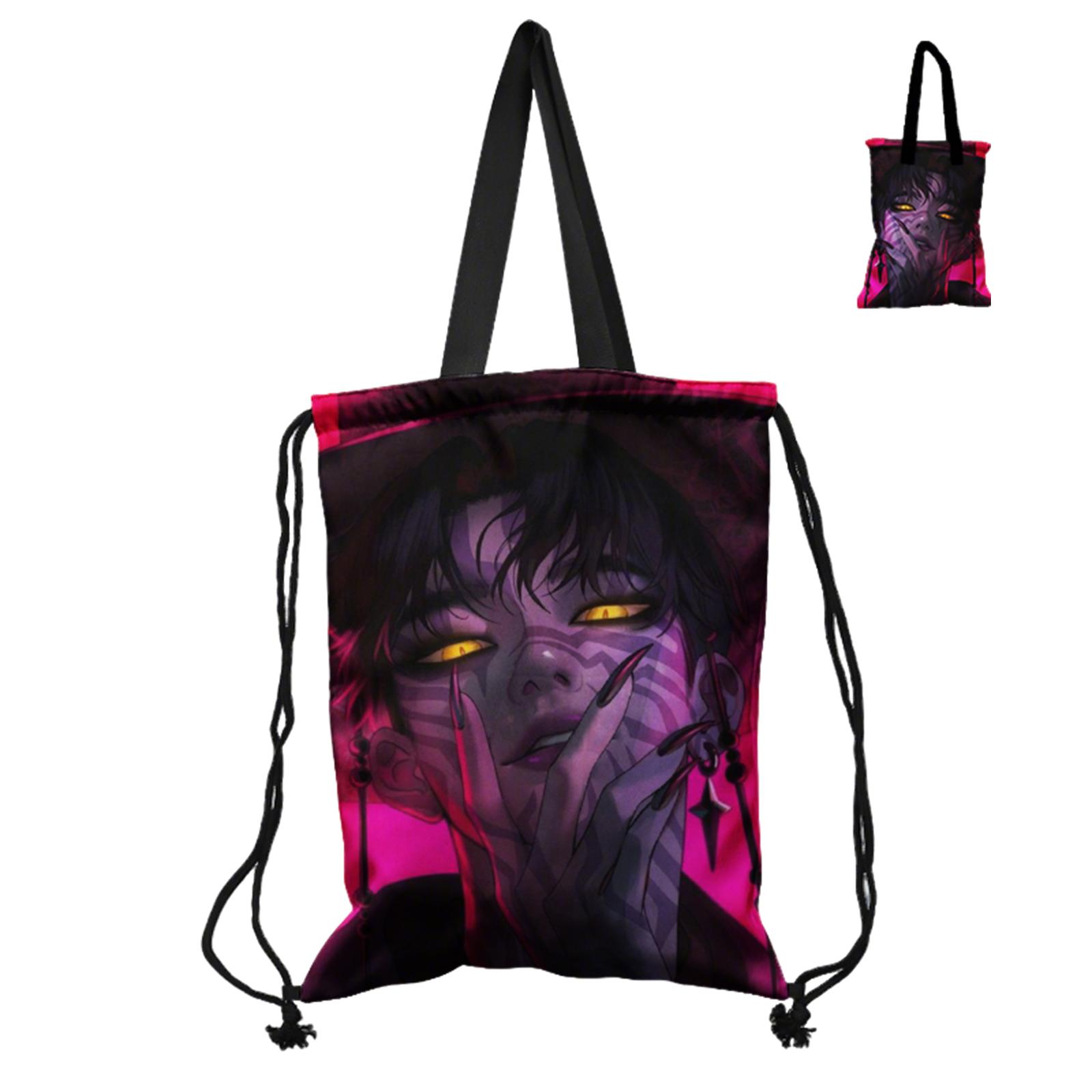 

Водонепроницаемая композитная ткань Двусторонняя сумка для хранения на шнурке One Size